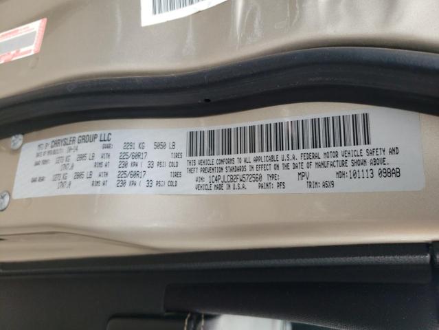 Photo 10 from auction – 2015 JEEP CHEROKEE L with VIN 1C4PJLCB2FW572560