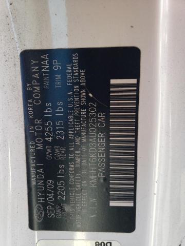 Photo 10 from auction – 2010 HYUNDAI GENESIS CO with VIN KMHHT6KD3AU025302