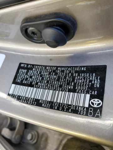 Photo 10 from auction – 2016 TOYOTA COROLLA L with VIN 5YFBURHE6GP388126