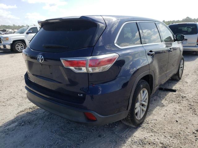Photo 4 from auction – 2015 TOYOTA HIGHLANDER with VIN 5TDZARFH7FS012545