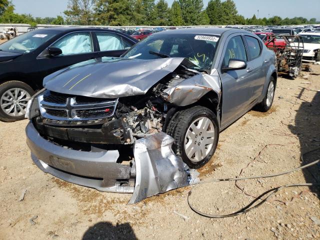Photo 2 from auction – 2014 DODGE AVENGER SE with VIN 1C3CDZAB1EN169304