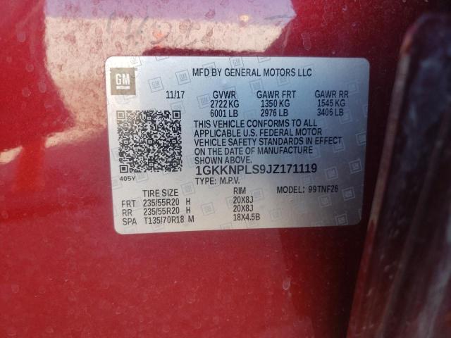 Photo 10 from auction – 2018 GMC ACADIA DEN with VIN 1GKKNPLS9JZ171119