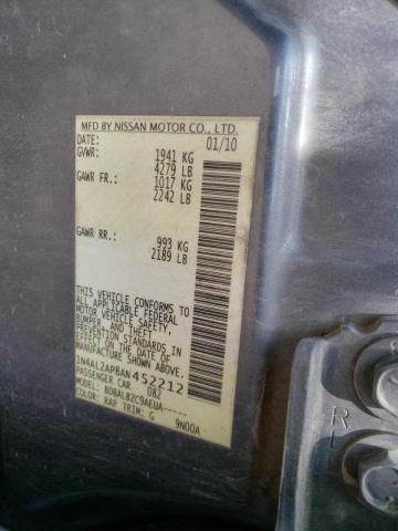 Photo 10 from auction – 2010 NISSAN ALTIMA BAS with VIN 1N4AL2AP8AN452212