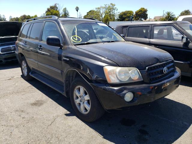 TOYOTA HIGHLANDER 2002 with VIN JTEGF21A020049133 - Photo from auction