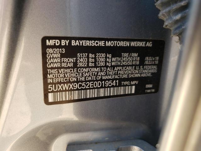 Photo 10 from auction – 2014 BMW X3 XDRIVE2 with VIN 5UXWX9C52E0D19541