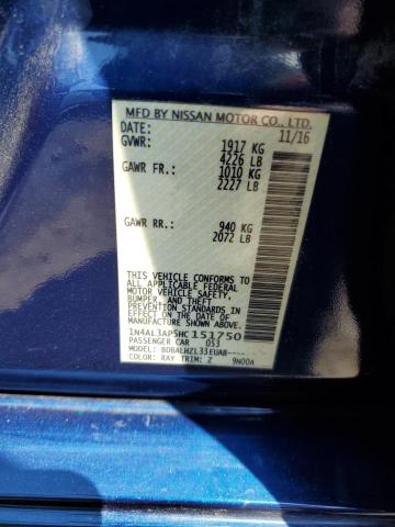 Photo 10 from auction – 2017 NISSAN ALTIMA 2.5 with VIN 1N4AL3AP5HC151750