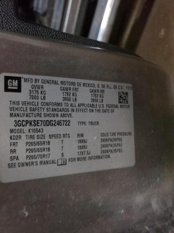 Photo 10 from auction – 2013 CHEVROLET 1500 SILVE with VIN 3GCPKSE70DG246722