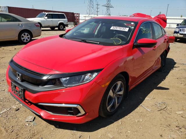 Photo 2 from auction – 2019 HONDA CIVIC LX with VIN 2HGFC2F62KH527126