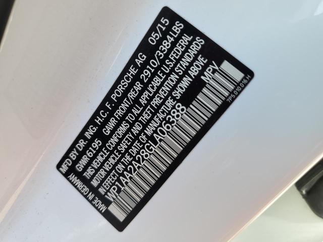 Photo 10 from auction – 2016 PORSCHE CAYENNE with VIN WP1AA2A28GLA06388