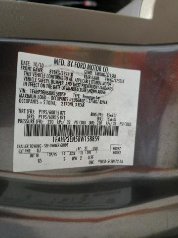 Photo 10 from auction – 2011 FORD FOCUS S with VIN 1FAHP3EN5BW158859
