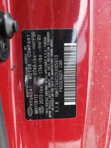 Photo 10 from auction – 2013 HYUNDAI VELOSTER with VIN KMHTC6AD2DU085913