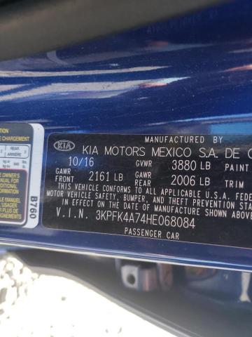 Photo 10 from auction – 2017 KIA FORTE LX with VIN 3KPFK4A74HE068084