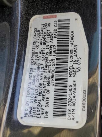 Photo 10 from auction – 2003 LEXUS LS 430 with VIN JTHBN30F530116622