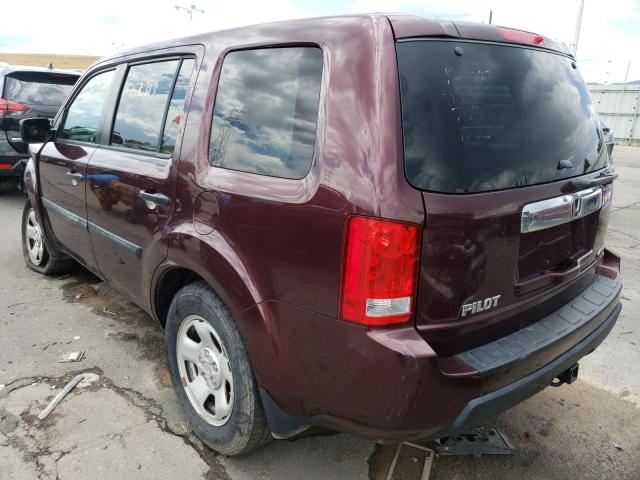 Photo 3 from auction – 2011 HONDA PILOT LX with VIN 5FNYF4H21BB074644