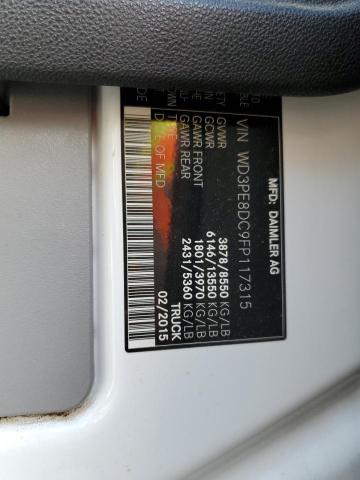 Photo 10 from auction – 2015 MERCEDES-BENZ SPRINTER 2 with VIN WD3PE8DC9FP117315