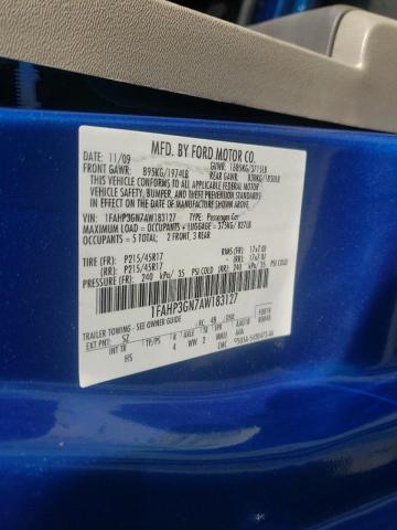Photo 10 from auction – 2010 FORD FOCUS SES with VIN 1FAHP3GN7AW183127