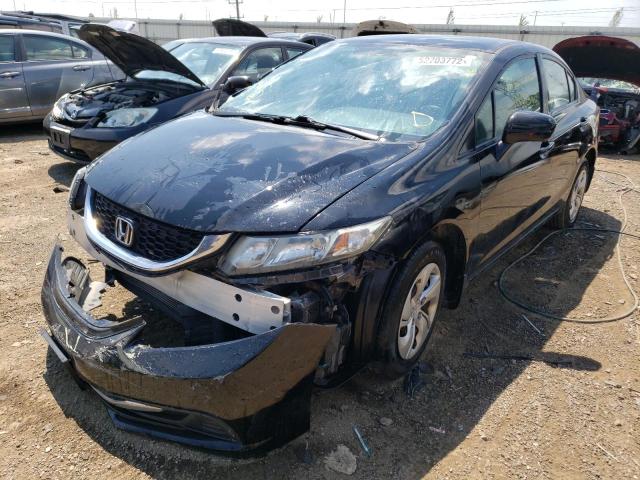 Photo 2 from auction – 2015 HONDA CIVIC LX with VIN 19XFB2F55FE049357
