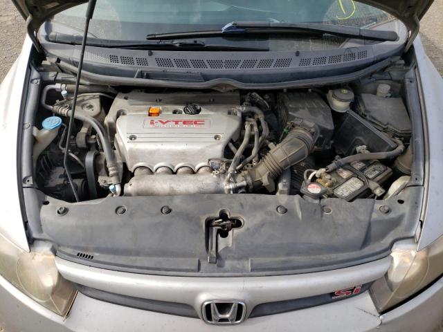 Photo 7 from auction – 2007 HONDA CIVIC SI with VIN 2HGFA55507H702917