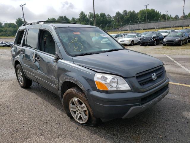 HONDA PILOT EX 2004 with VIN 2HKYF18494H500357 - Photo from auction