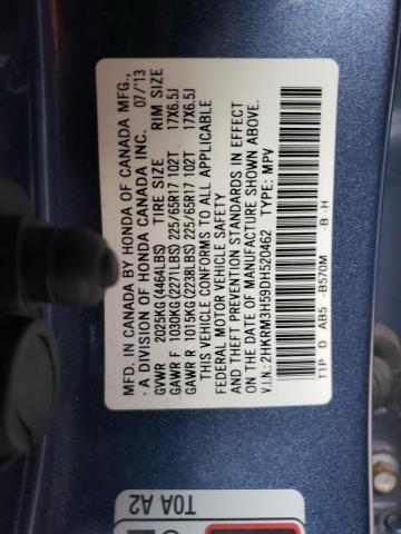 Photo 10 from auction – 2013 HONDA CR-V EX with VIN 2HKRM3H59DH520462