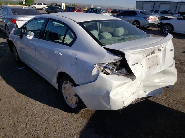 Photo 3 from auction – 2012 HONDA CIVIC HF with VIN 2HGFB2F68CH556487