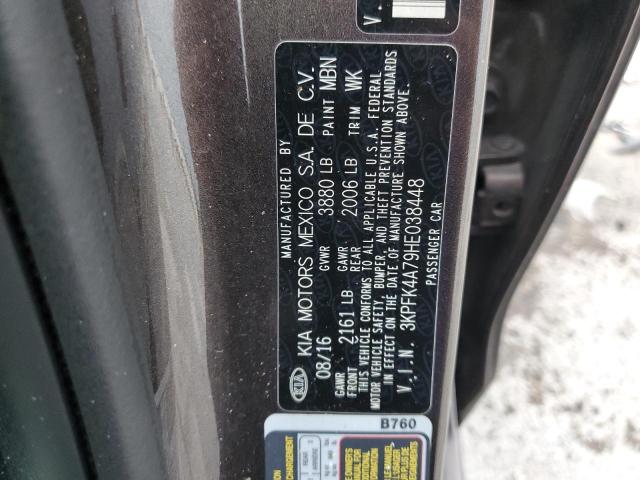 Photo 10 from auction – 2017 KIA FORTE LX with VIN 3KPFK4A79HE038448