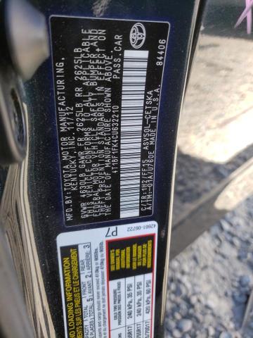 Photo 10 from auction – 2012 TOYOTA CAMRY BASE with VIN 4T1BF1FK4CU632210