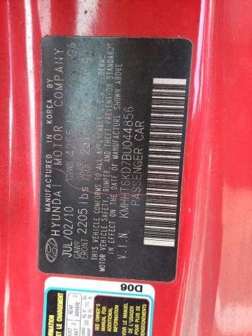 Photo 10 from auction – 2011 HYUNDAI GENESIS CO with VIN KMHHT6KD7BU044856