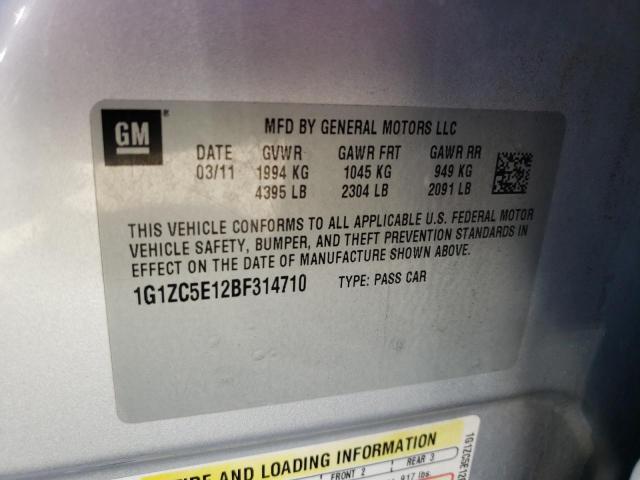 Photo 10 from auction – 2011 CHEVROLET MALIBU 1LT with VIN 1G1ZC5E12BF314710