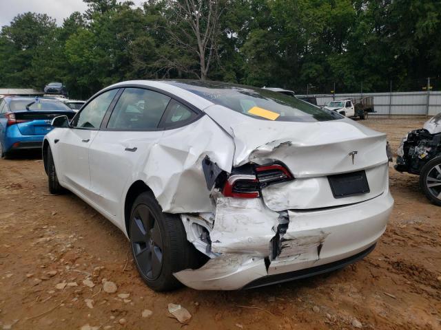 Photo 3 from auction – 2022 TESLA MODEL 3 with VIN 5YJ3E1EA9NF186197