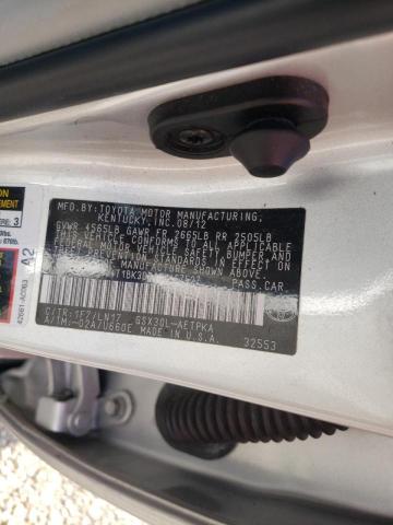 Photo 10 from auction – 2012 TOYOTA AVALON BAS with VIN 4T1BK3DB4CU467527