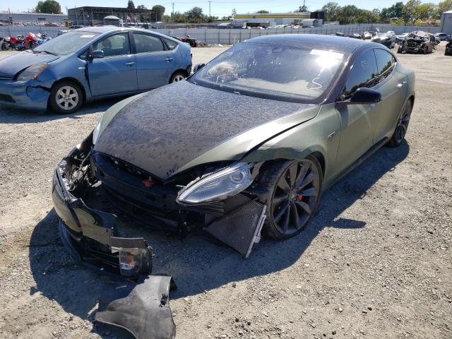 Photo 2 from auction – 2015 TESLA MODEL S 85 with VIN 5YJSA1H24FFP69693