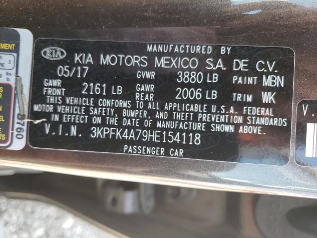 Photo 10 from auction – 2017 KIA FORTE LX with VIN 3KPFK4A79HE154118