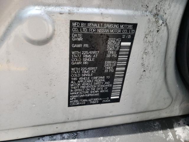 Photo 10 from auction – 2016 NISSAN ROGUE with VIN KNMAT2MV8GP641461