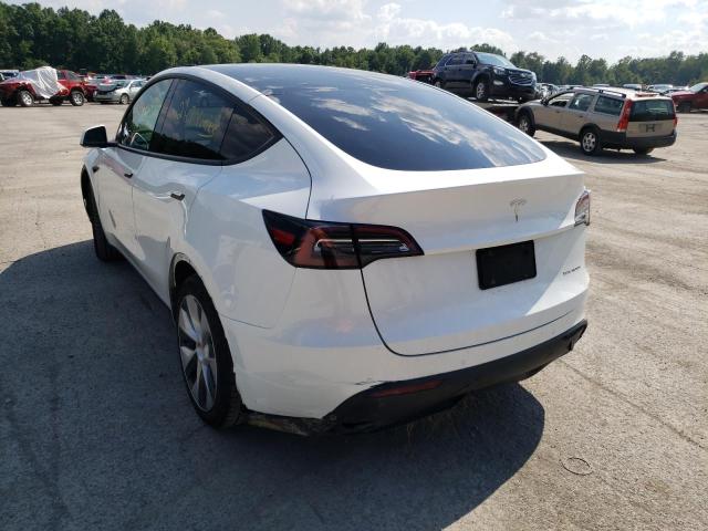 Photo 3 from auction – 2021 TESLA MODEL Y with VIN 5YJYGAEE5MF146880