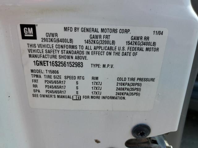 Photo 10 from auction – 2005 CHEVROLET TRAILBLAZE with VIN 1GNET16S256152983