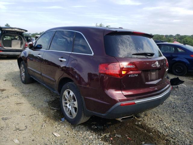 Photo 3 from auction – 2011 ACURA MDX TECHNO with VIN 2HNYD2H63BH505129