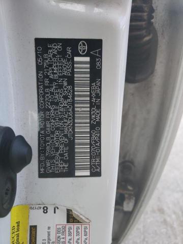 Photo 10 from auction – 2010 TOYOTA PRIUS with VIN JTDKN3DU6A0184628