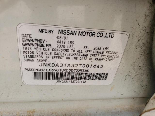 Photo 10 from auction – 2002 INFINITI I35 with VIN JNKDA31A32T001442