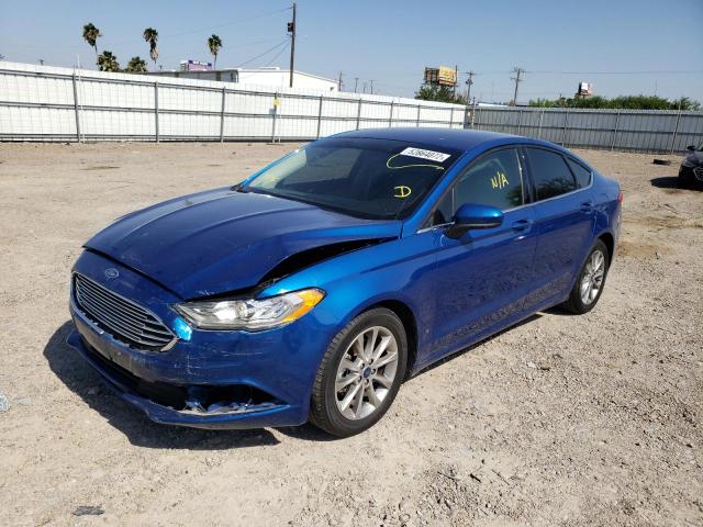 Photo 2 from auction – 2017 FORD FUSION SE with VIN 3FA6P0H74HR417033