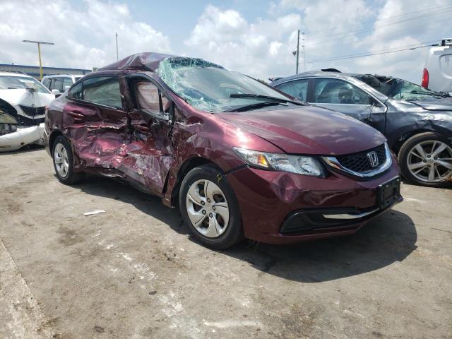 Photo 1 from auction – 2014 HONDA CIVIC LX with VIN 19XFB2F51EE237498