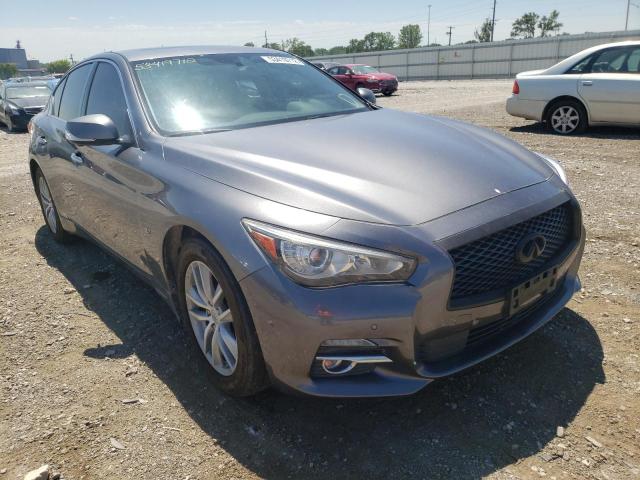 INFINITI Q50 BASE 2014 with VIN JN1BV7AR0EM707621 - Photo from auction