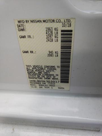 Photo 10 from auction – 2019 NISSAN ALTIMA S with VIN 1N4BL4BV2KN303017