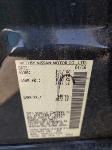 Photo 10 from auction – 2016 NISSAN ALTIMA 2.5 with VIN 1N4AL3AP9GC206635