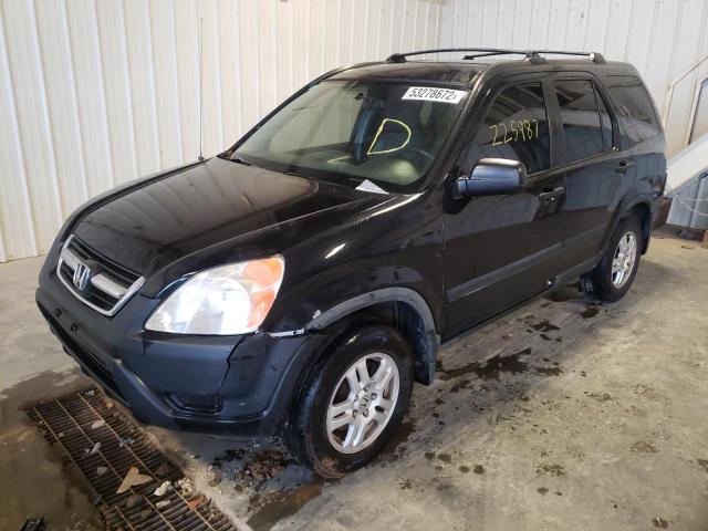 Photo 2 from auction – 2002 HONDA CR-V LX with VIN JHLRD68462C009957
