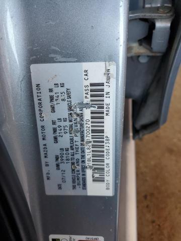 Photo 10 from auction – 2012 MAZDA 3 I with VIN JM1BL1L82C1700270