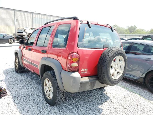 Photo 3 from auction – 2004 JEEP LIBERTY SP with VIN 1J4GL48K74W187334
