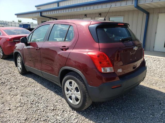 Photo 3 from auction – 2016 CHEVROLET TRAX LS with VIN 3GNCJKSB0GL115917