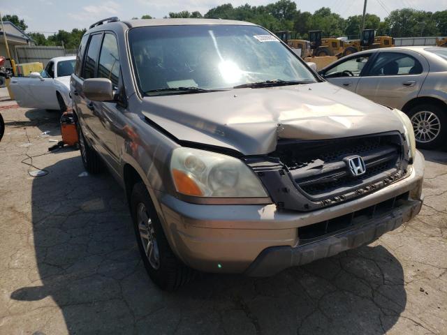 HONDA PILOT EX 2003 with VIN 2HKYF18463H553371 - Photo from auction