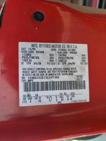 Photo 10 from auction – 1999 FORD EXPLORER with VIN 1FMZU32E1XZA01486